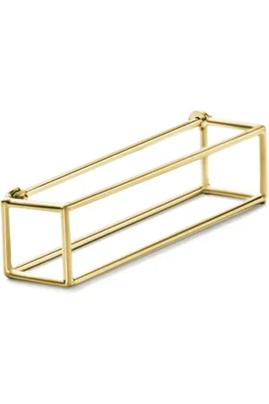 SHIHARA 18kt yellow Rectangle earring