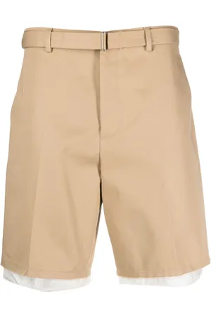 Lanvin Contrast-trim cotton Bermuda shorts
