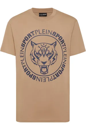 Philipp Plein Tiger-print cotton T-shirt