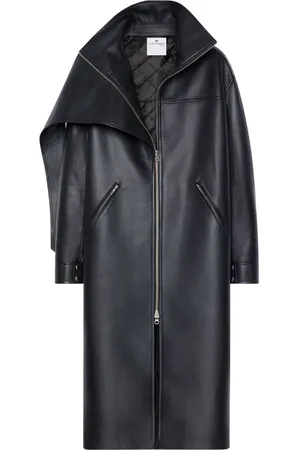 Courrèges Oversize leather coat