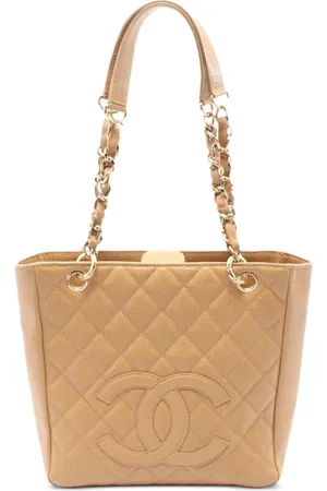 CHANEL 2003-2004 matelassé caviar-leather tote bag