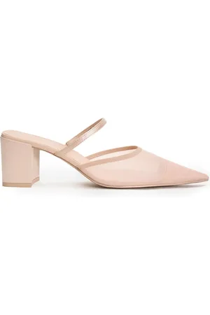 12 STOREEZ Pointed-toe mesh mules