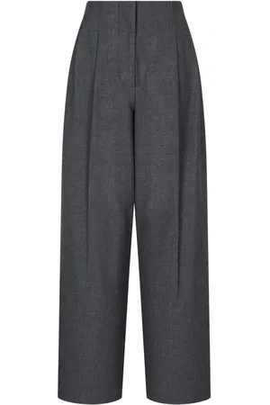 Studio Tomboy One-tuck cotton trousers