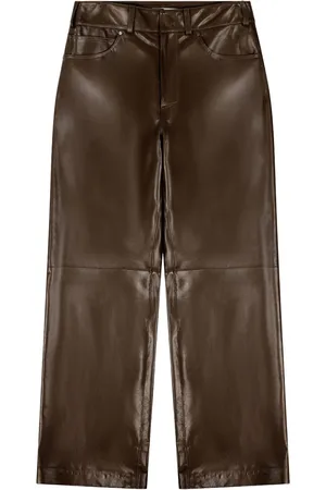 Entire Studios Straight-leg leather trousers