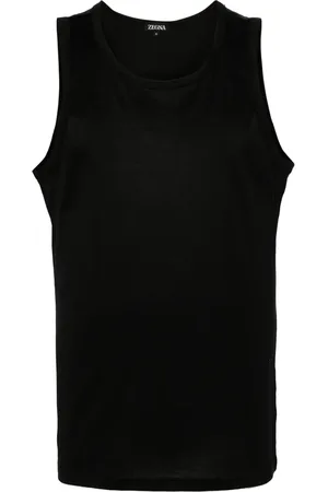 Ermenegildo Zegna Crew-neck cotton tank top