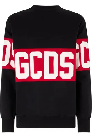 GCDS Band-logo crew-neck sweatshirt