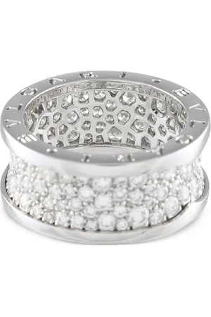 Bvlgari 18K white gold B.Zero1 diamond ring