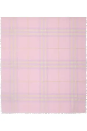 Burberry Check wool scarf