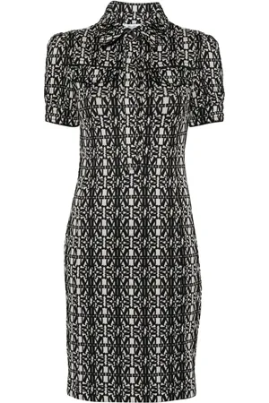 Max Mara Cesy monogram-jacquard dress