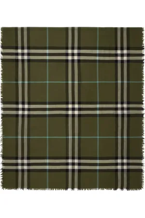 Burberry Checked wool scarf