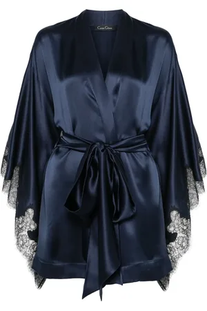 CARINE GILSON Satin silk robe