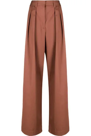 FORTE FORTE Pleated wide-leg trousers