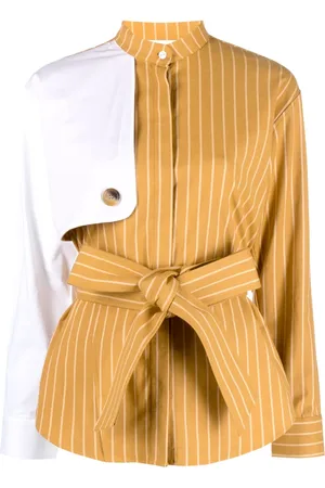 Destree Hans pinstripe-pattern shirt jacket