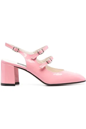 Carel Banana patent-leather buckled pumps