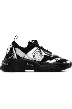 Philipp Plein Metallic-effect low-top sneakers