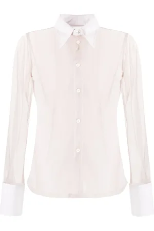 Maison Margiela Cotton-tulle shirt
