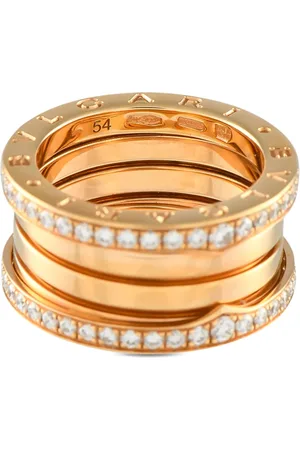 Bvlgari 18K rose gold B.Zero1 diamond ring