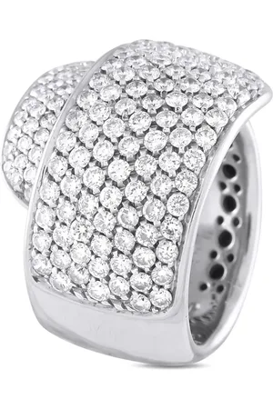 Damiani 18K white gold diamonds ring