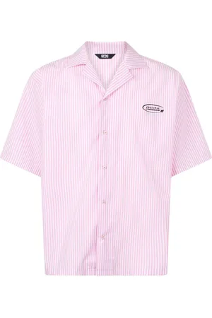 GCDS Wirdo Flames-print shirt