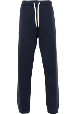 Autry Logo-patch cotton track pants