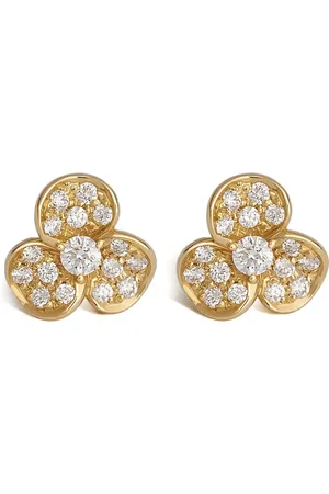 Leo Pizzo 18kt yellow Candy Flora diamond earrings