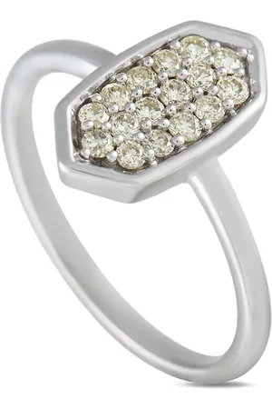 LB Exclusive 14K white gold diamond ring