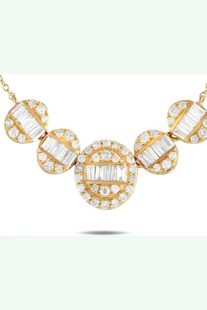 LB Exclusive 14K yellow diamond necklace