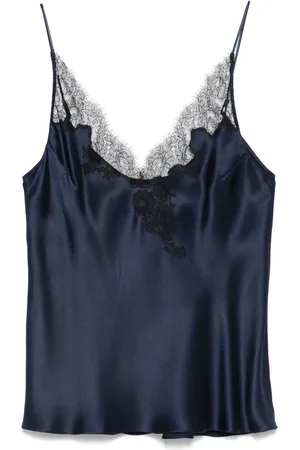 CARINE GILSON Silk satin top