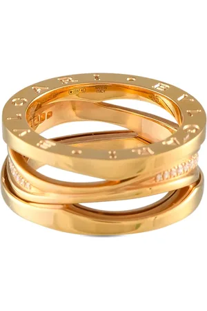 Bvlgari 18K rose gold Legend diamond ring