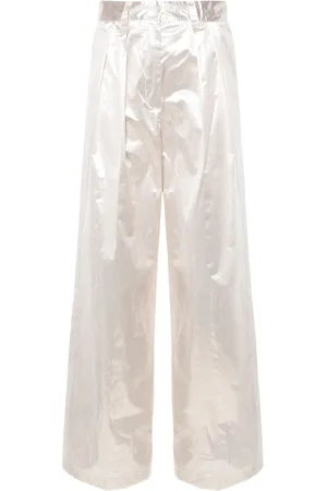 FORTE FORTE Metallic straight trousers