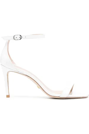 Stuart Weitzman NUNAKEDCURVE 85mm patent sandals