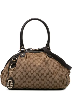 Gucci 2016-2024 GG Canvas Sukey satchel