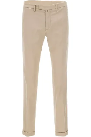 BRIGLIA Cotton-blend trousers