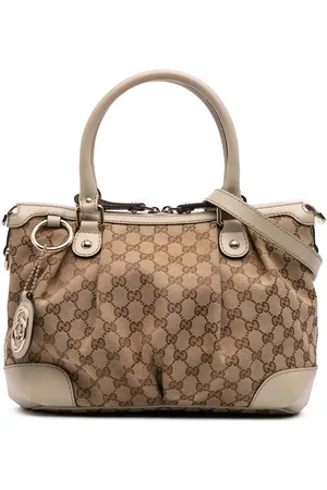 Gucci 2016-2024 GG Canvas Sukey satchel