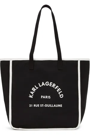 Karl Lagerfeld Rue St-Guillaume logo-print tote bag