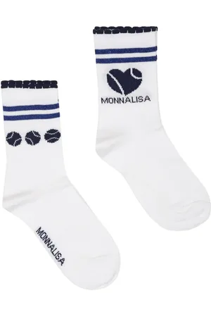 MONNALISA Logo-jacquard socks