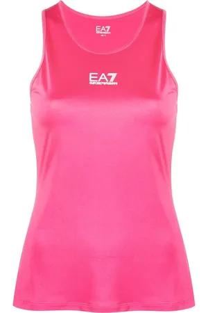 EA7 Logo sleeveless tank top