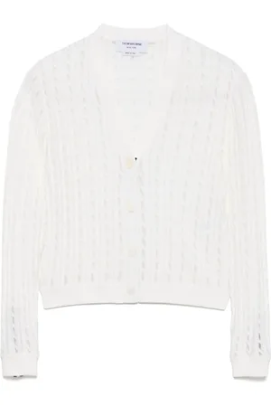Thom Browne Cable-knit cardigan