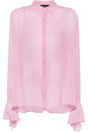 The Andamane Peony semi-sheer shirt