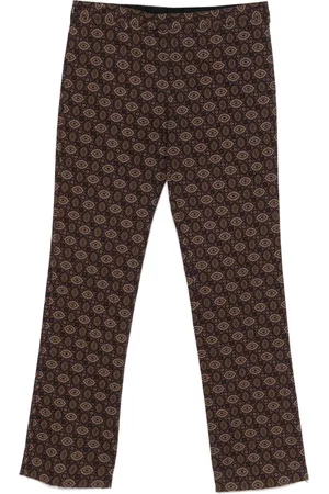Prada 2010s kaleidoscopic-print trousers