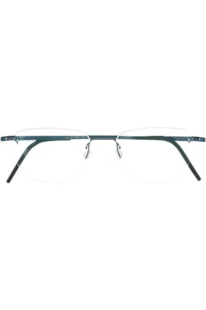 LINDBERG Square-frame rimless glasses