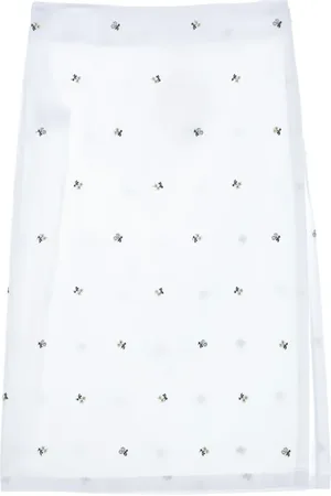 RIER Floral-print midi skirt