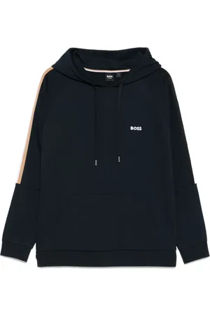 HUGO BOSS Logo-embroidered hoodie