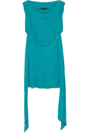 Gucci 2000s cowl-neck midi dress