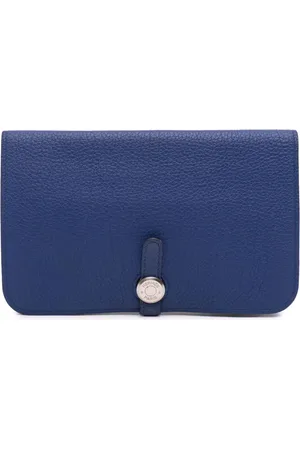 Hermès 2013 Clemence Dogon Wallet GM long wallets