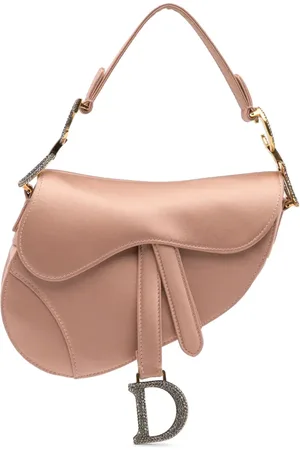 Dior 2019 Mini Satin Crystal Embellished Saddle satchel