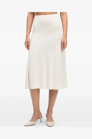 Calvin Klein A-line midi skirt