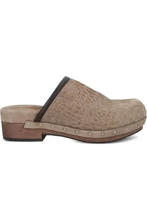 Brunello Cucinelli Crocodile-effect mules