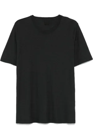 120% Lino Logo-embroidered T-shirt
