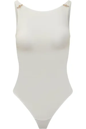 Elisabetta Franchi Crystal-detail bodysuit